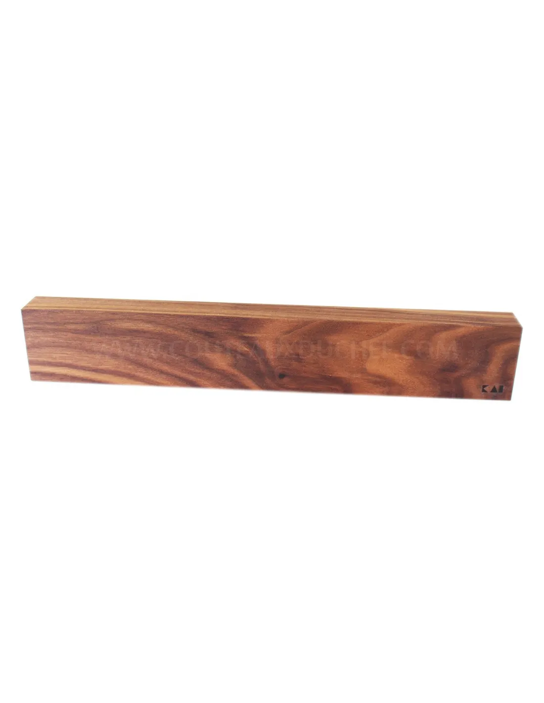 Barre aimantée Kai haut de gamme en bois de noyer 39cm