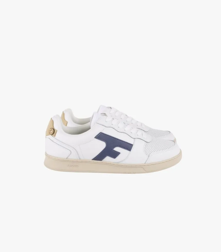Baskets hazel leather bleu