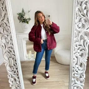 BOMBERS BURGUDY TOUT DOUX