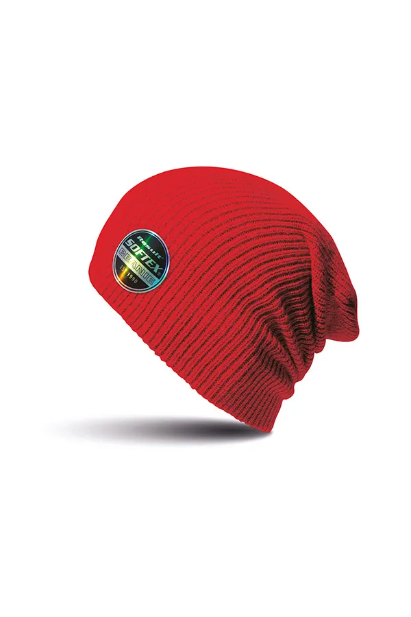 Bonnet Publicitaire Long en Tricot Doublé SOFTEX - Vêtement Publicitaire