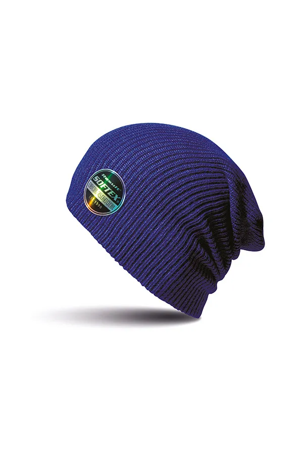Bonnet Publicitaire Long en Tricot Doublé SOFTEX - Vêtement Publicitaire