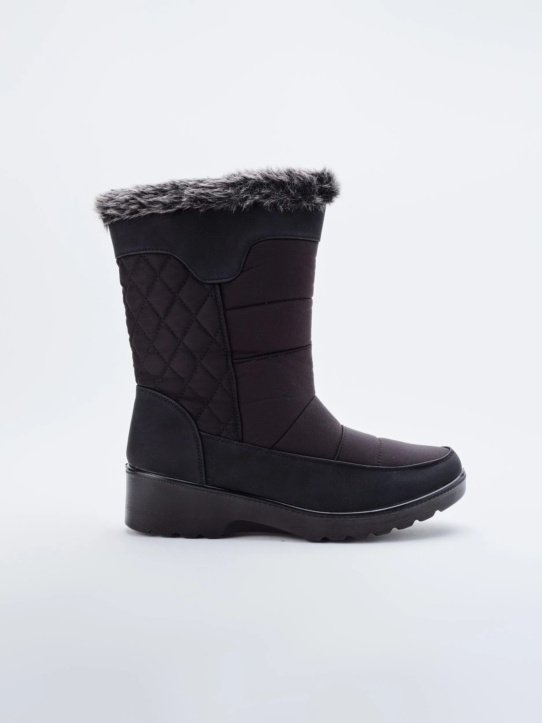 Bottes d'hiver à talons compensés