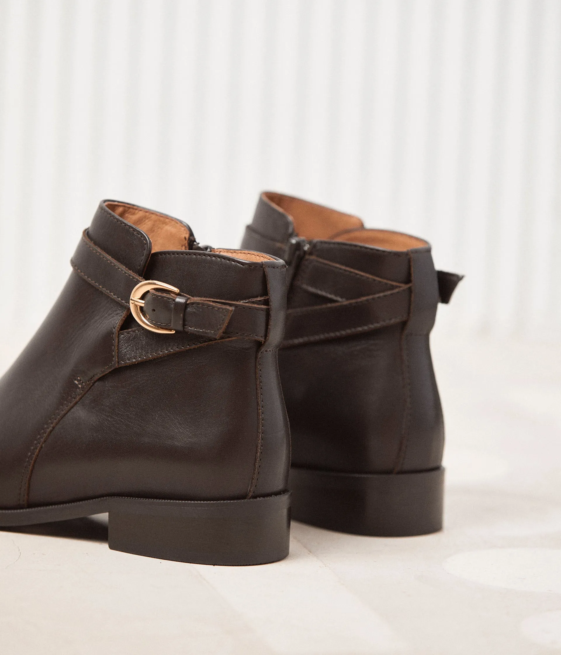 Bottines plates Simone