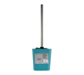 Brosse Wc Soft Touch "vitamine" 39cm Bleu Canard