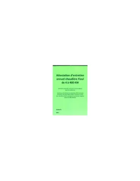 CARNET ENTRETIEN CHAUD FUEL PRO25028