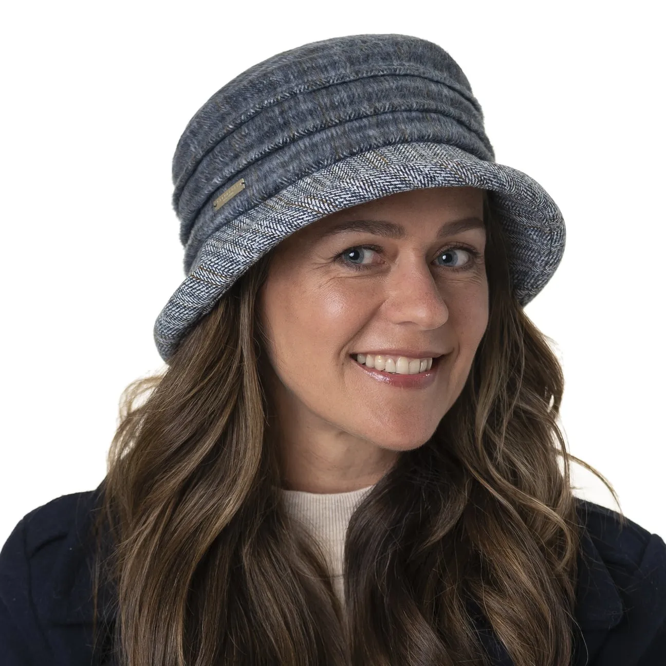Chapeau Cloche Treviglio Check by Seeberger --> Chapeaux, casquettes & bonnets en ligne ▷ Chapeaushop