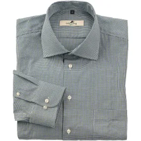 Chemise pour homme, à carreaux Vichy, bleu/vert/blanc