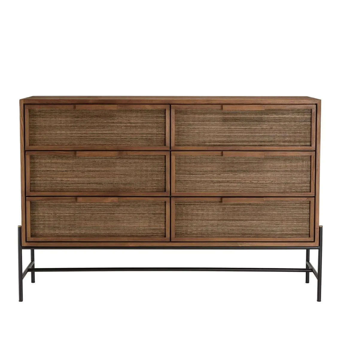 Commode 6 tiroirs en bois de teck recyclé  | 3 Suisses