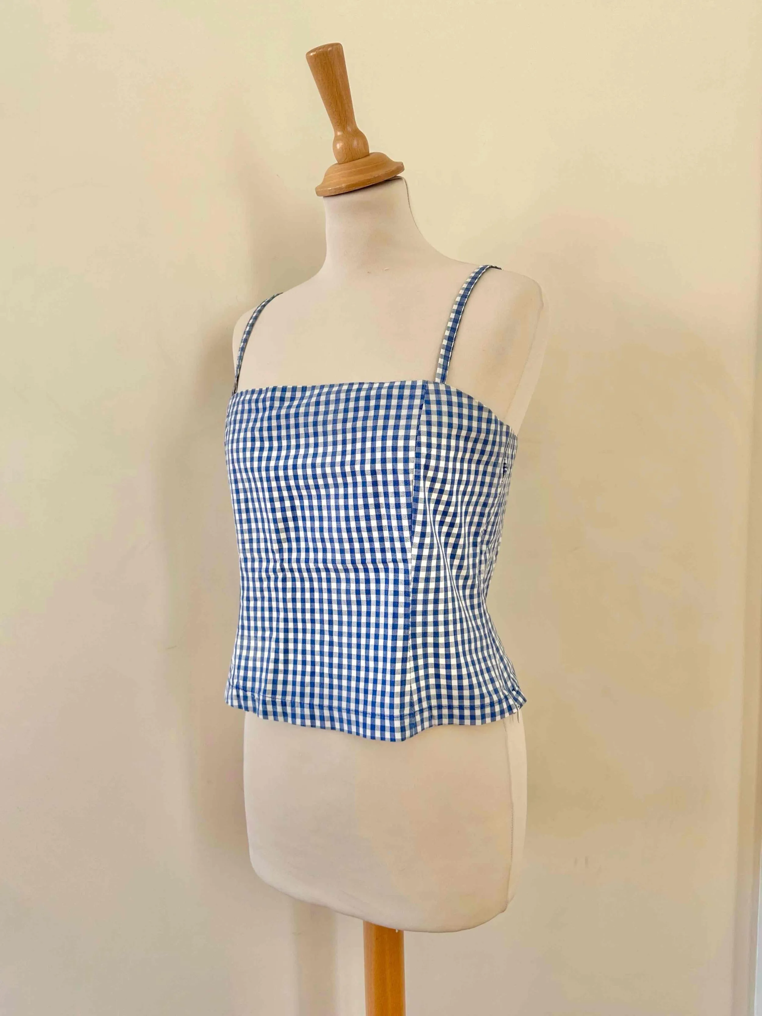 Crop top vichy