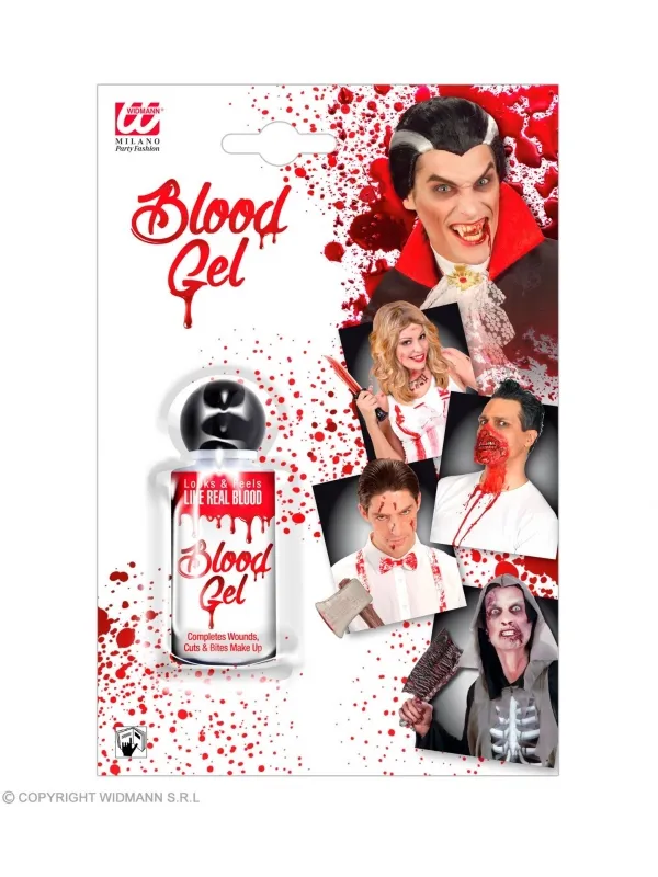 Faux sang en gel - 28 ml : Maquillage Halloween