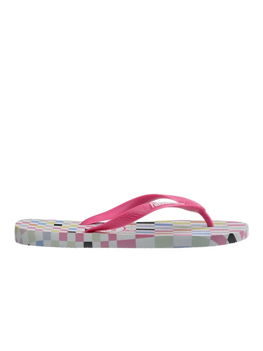 Havaianas Top Check Tongs Gris Glace/Rose - Achetez À Prix Outlet!