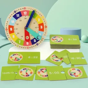 Horloge Montessori : apprentissage du temps