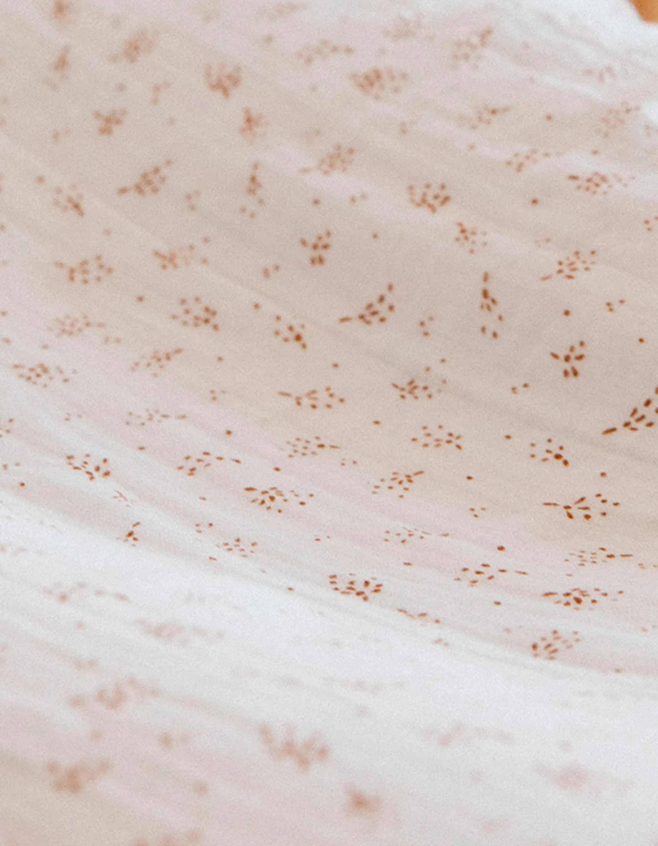 Housse de matelas à langer miel coton bio GABRIELLE PARIS