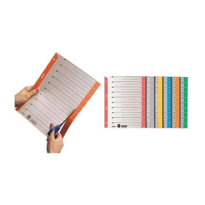 intercalaires, format A4 extra large, en carton solide
