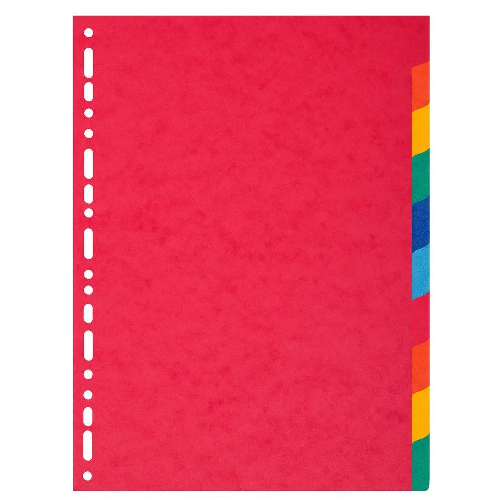 Intercalaires Nature Future carte lustrée 225g 10 positions A4