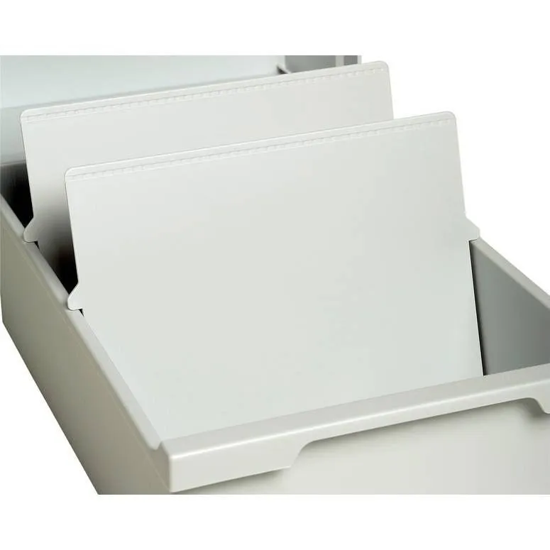 Jeu de 2 intercalaires A6 gris lumière