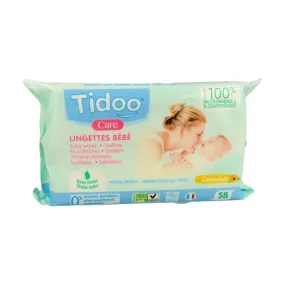 Lingettes bio compostables au Calendula