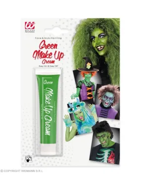 Maquillage vert, visage sorcière - 28 ml