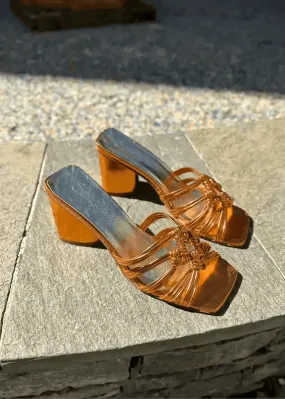 Mules à talons Semerdjian Savona Arancio