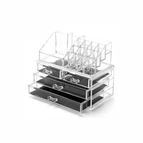 ORGANISATEUR MAQUILLAGE ACRYLIQUE TRANSPARANT 