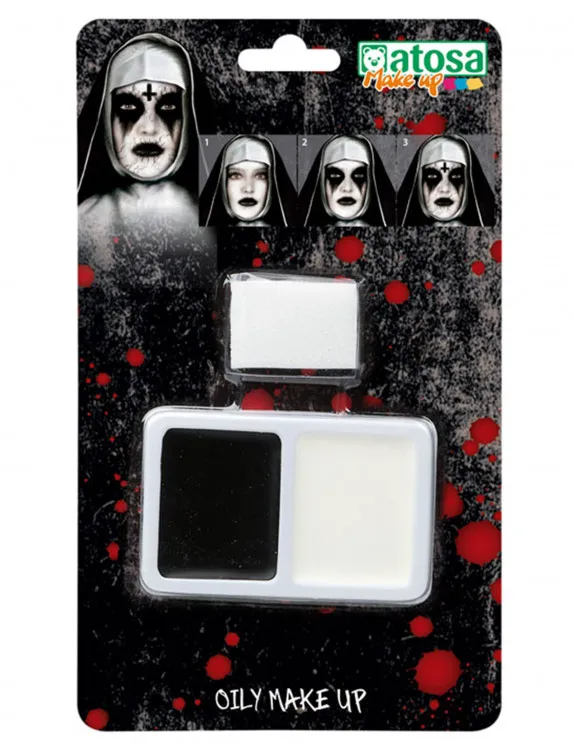 Palette maquillage Halloween noir et blanc : Deguise-toi, achat de Maquillage