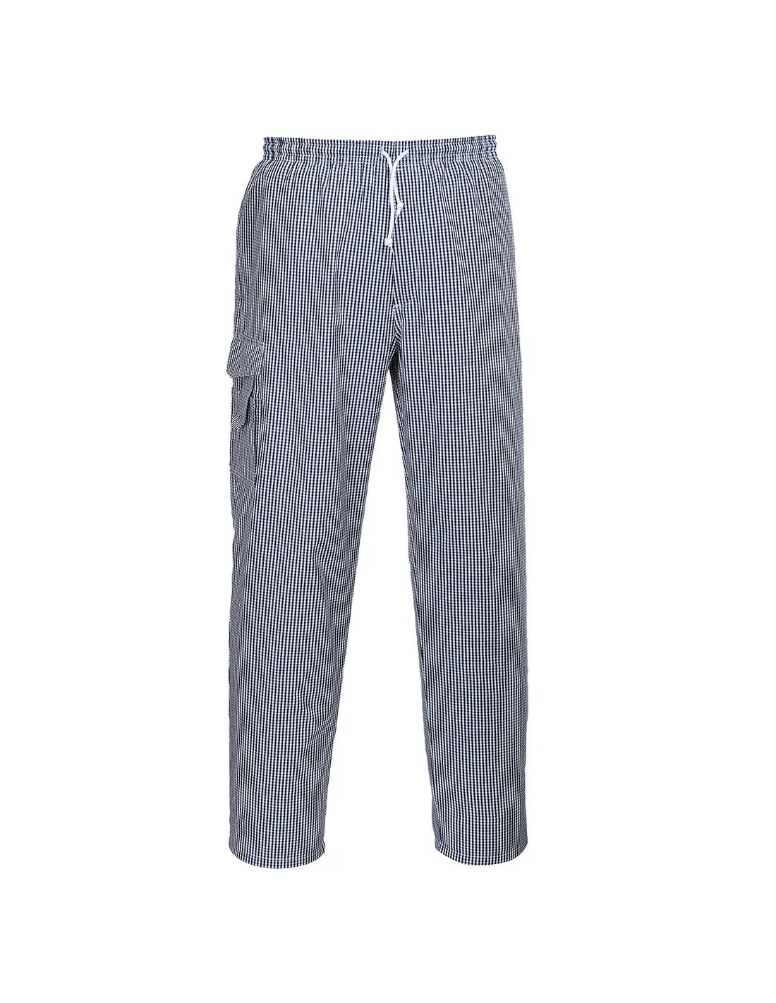 Pantalon Cuisine Chester couleur : Bleu Check taille XL - PORTWEST - - C078CHRXLPORTWEST