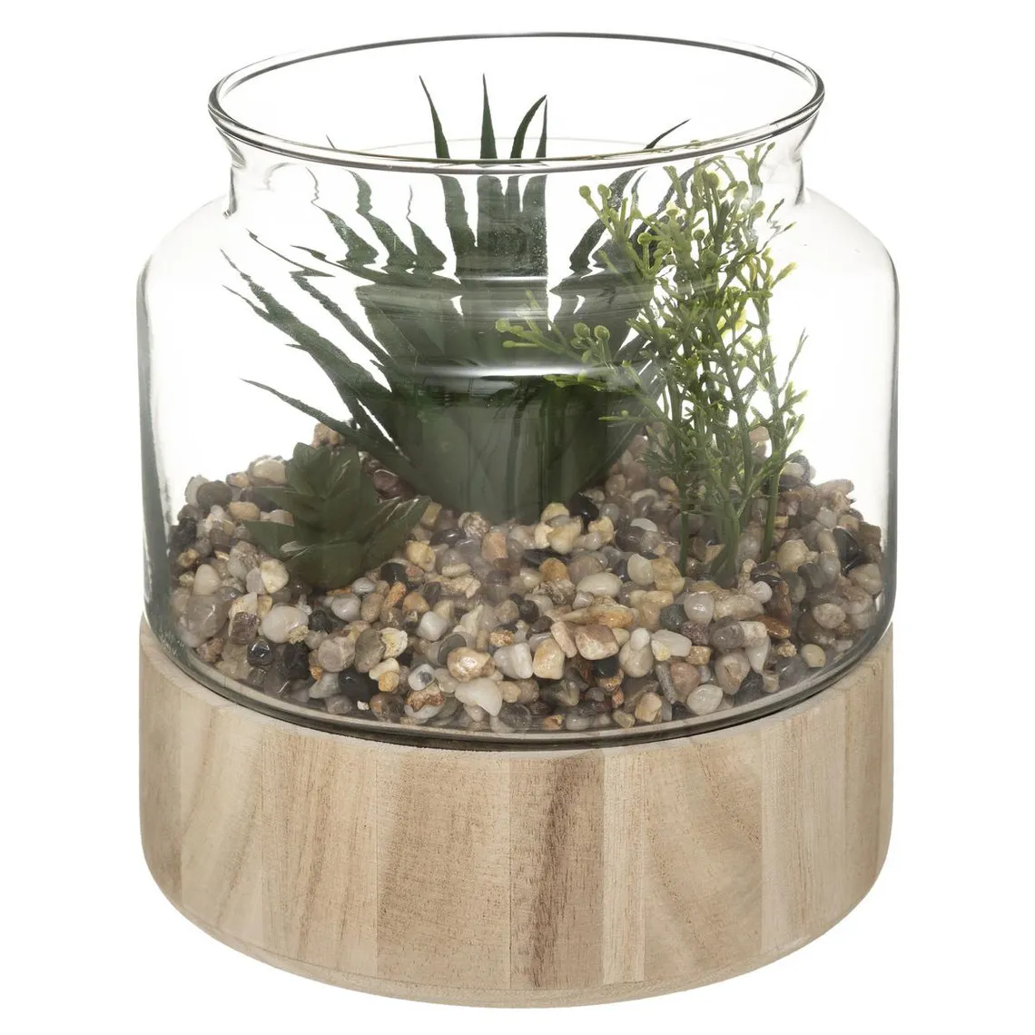 Plante Terrarium en Bois H17,5 | 3 Suisses