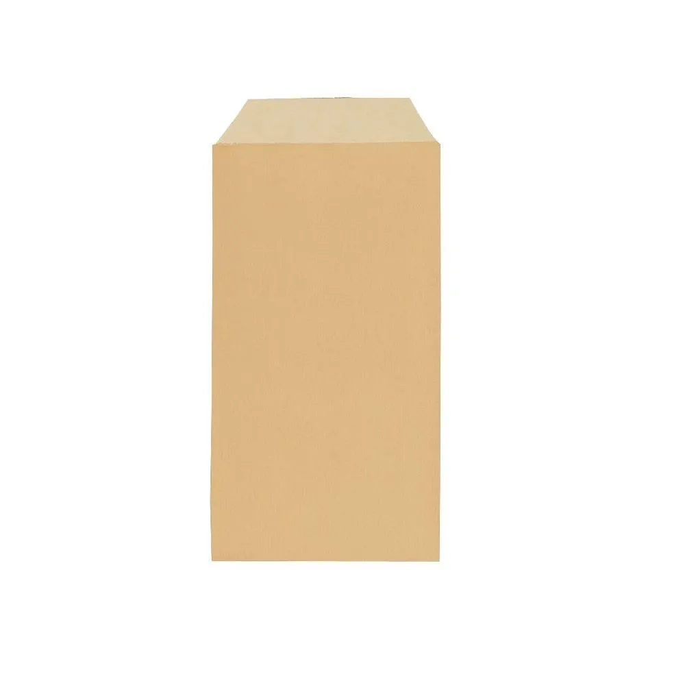 Pochettes cadeaux kraft vergé brun