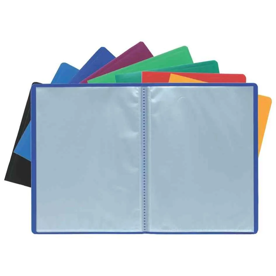 Protège-documents A4 Polypro 80 pochettes 160 vues Bleu