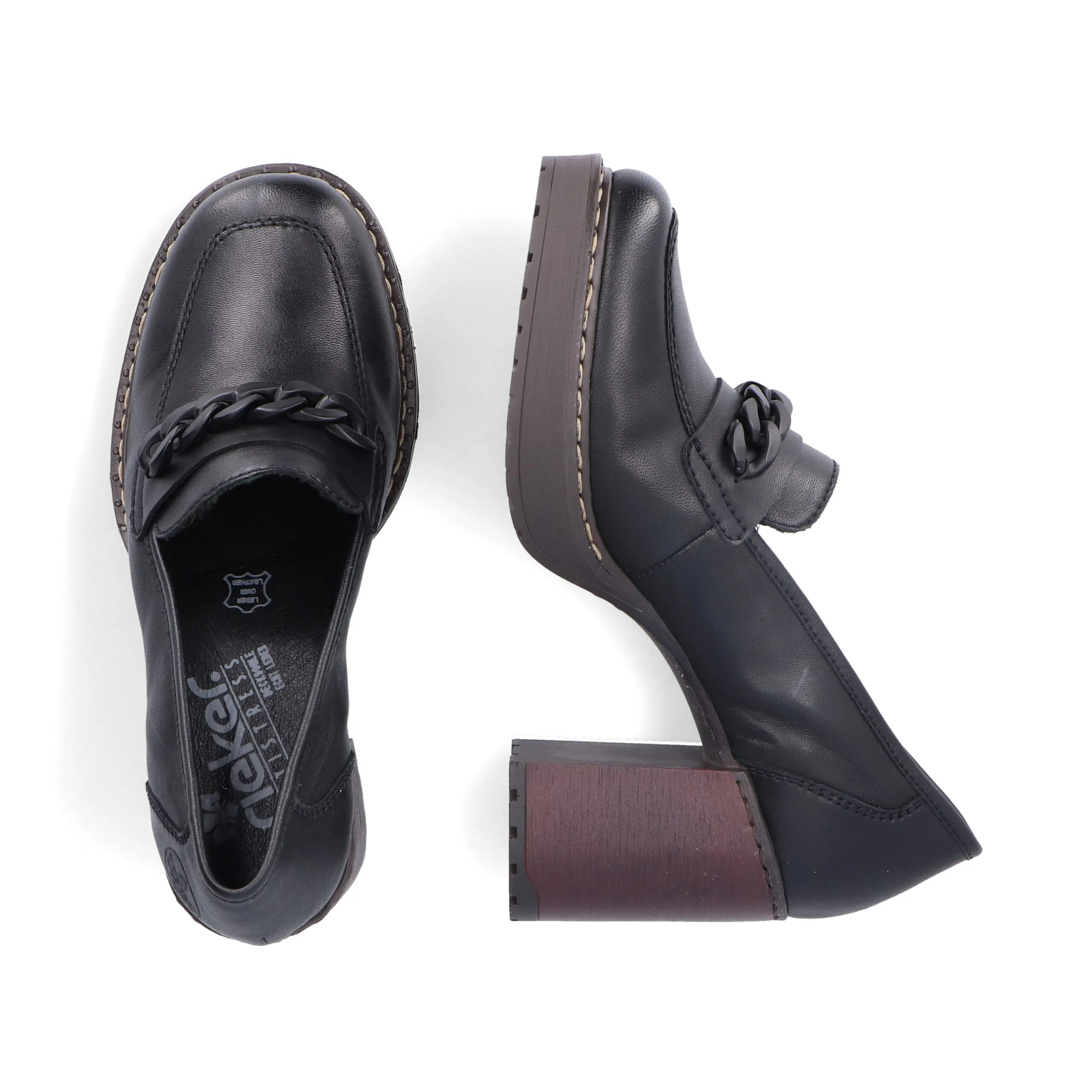 Rieker : Mocassins à talons