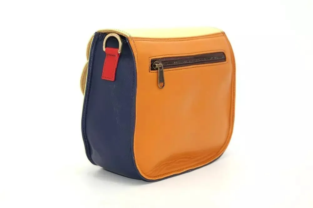 Sac cuir à bandoulière vintage 17