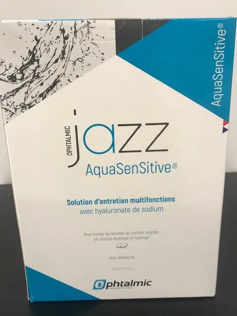 SOLUTION ENTRETIEN LENTILLES - JAZZ AQUASENSITIVE  