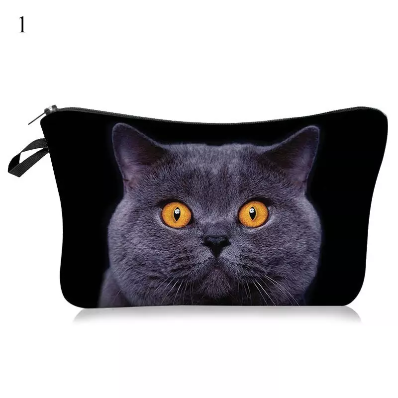 Trousse de maquillage chat
