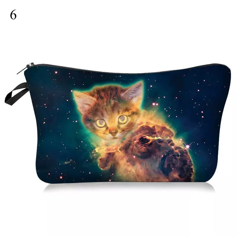 Trousse de maquillage chat