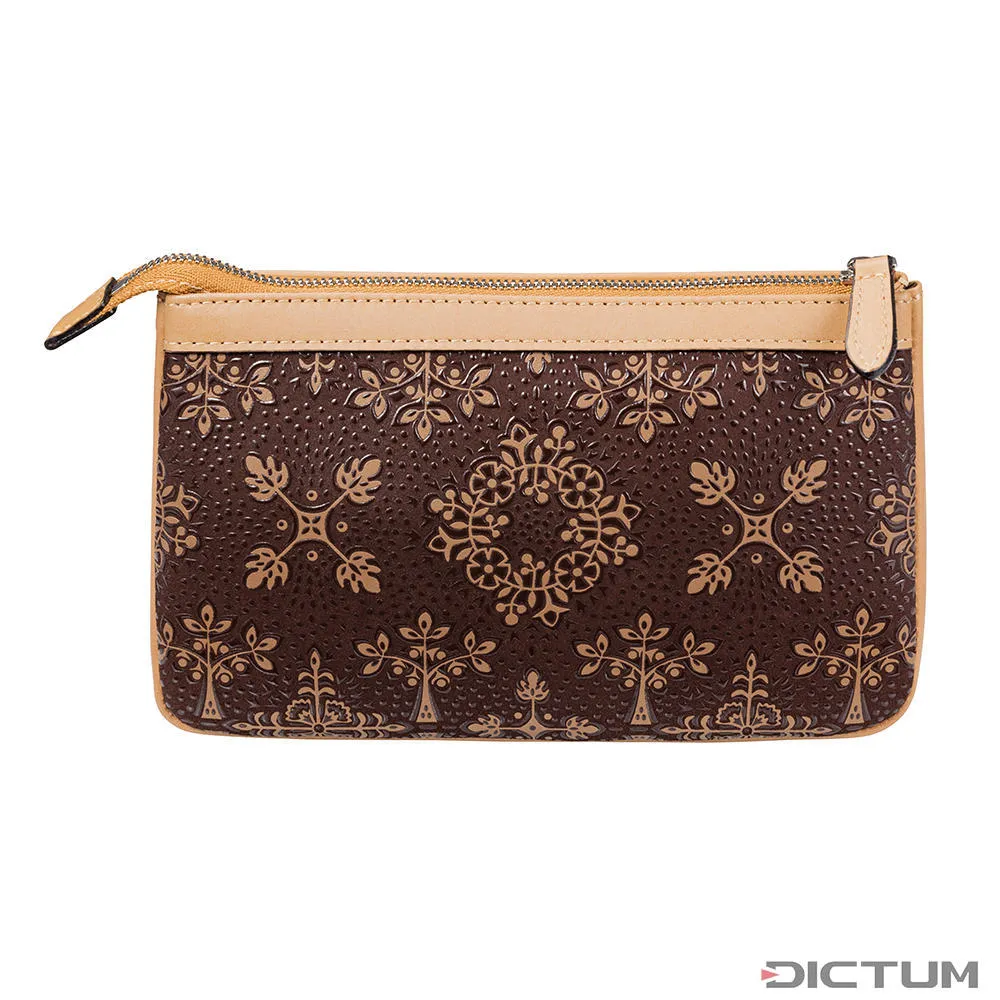 Trousse de maquillage Inden-Ya, brune