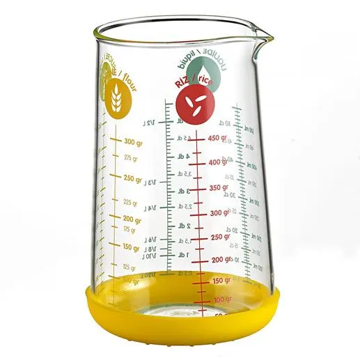 Verre mesureur en verre tout-en-un